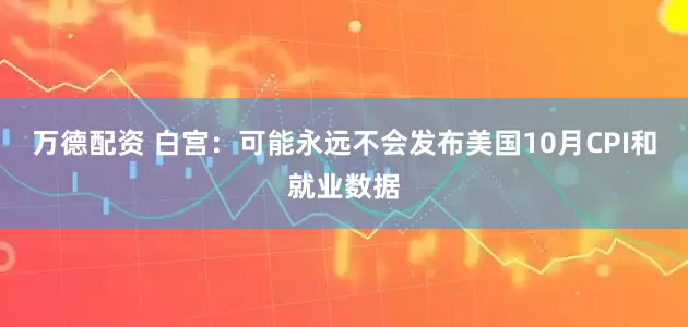 万德配资 白宫：可能永远不会发布美国10月CPI和就业数据